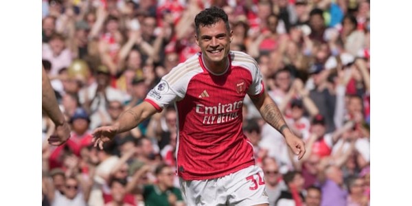 Granit Xhakas beste Leistung erzielte er im letzten Spiel von Arsenal